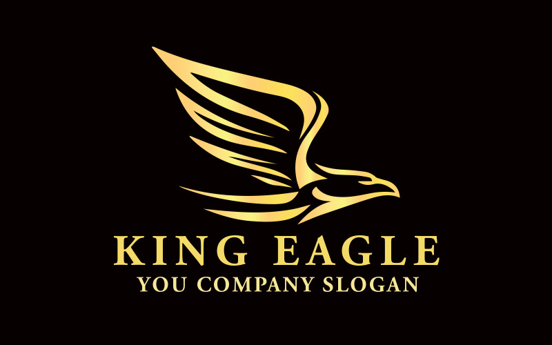 THE BEST Design King Eagle Logo Template