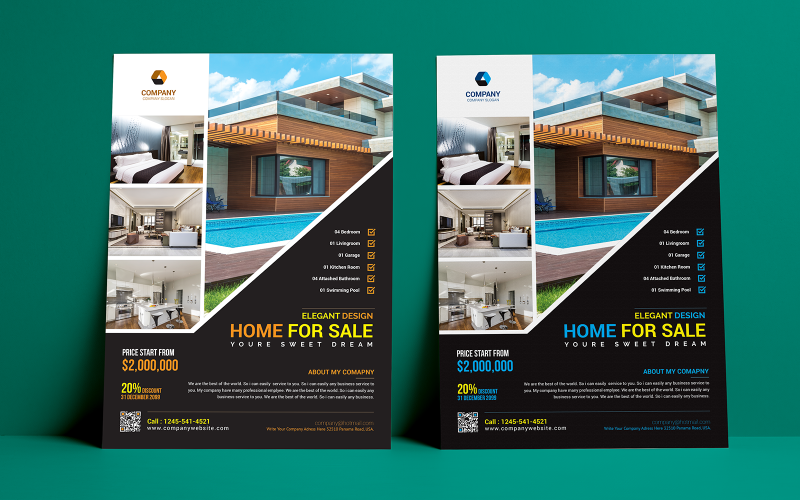 Real Estate Agency Business Flyer_Vol_011 Corporate Identity