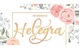 Helegra Beauty Font Script