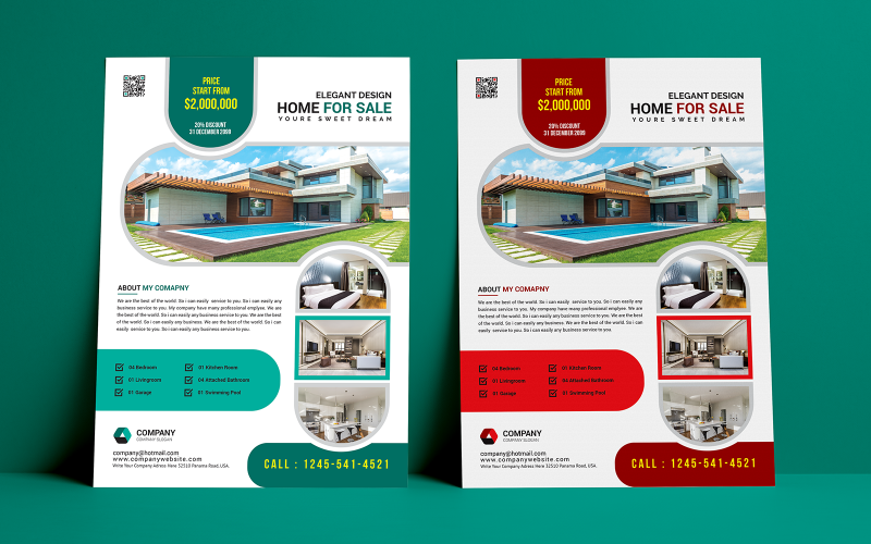 Real Estate Agency Business Flyer_Vol_013 Corporate Identity