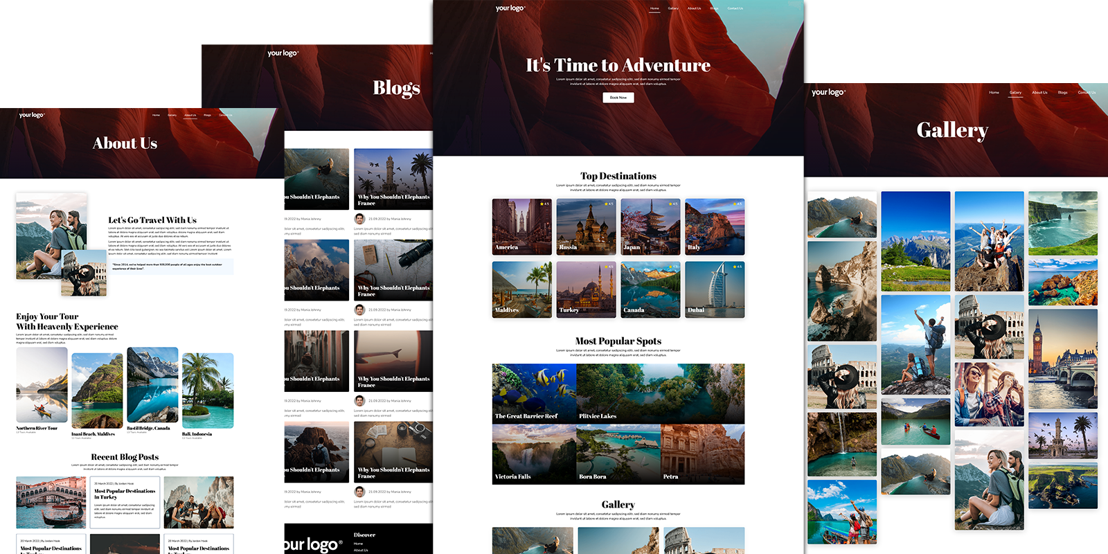 Travel App Bootstrap 5 Template