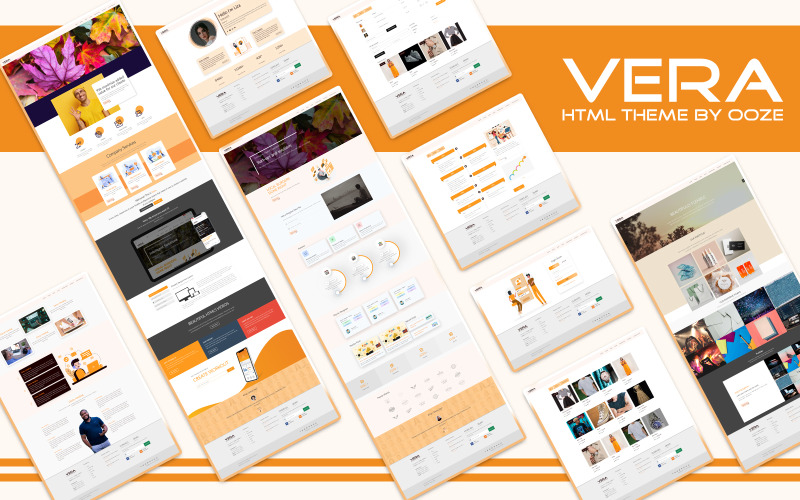 Vera HTML Multi-Purpose Theme Website template Website Template