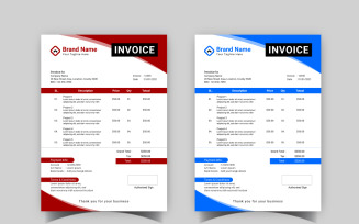 Professional Invoice Template Design 10