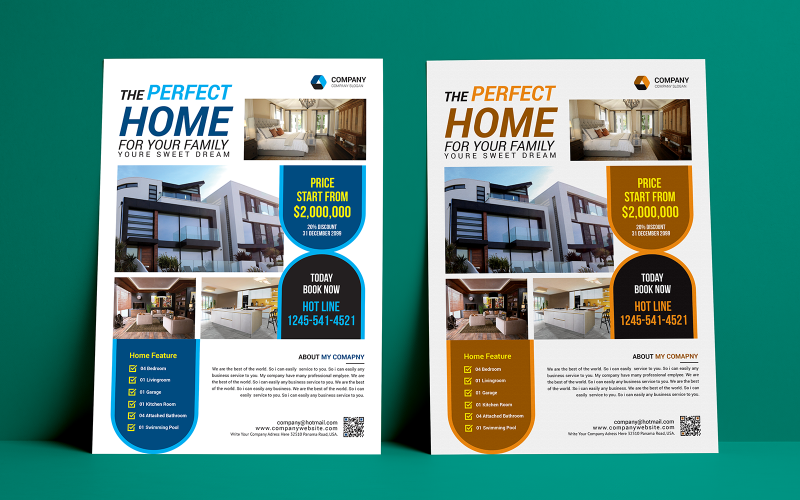 Real Estate Agency Business Flyer_Vol_014 Corporate Identity