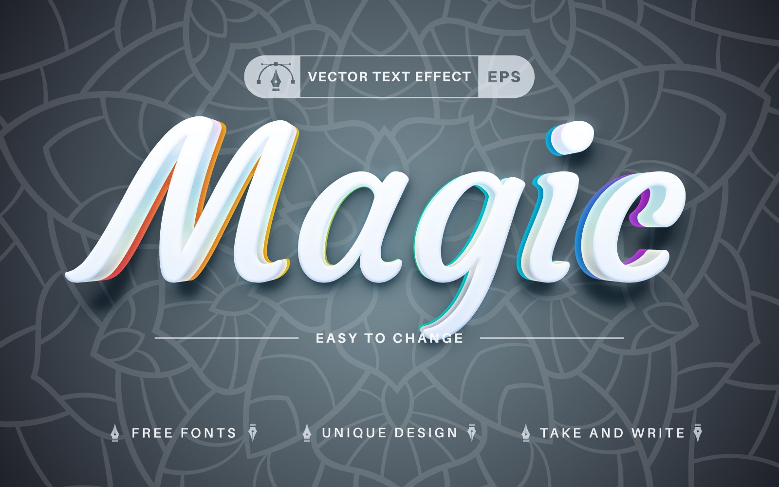 Template #288031 Effect Font Webdesign Template - Logo template Preview