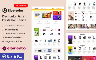 Electsoho - Mega Electronics Digital Market PrestaShop Theme