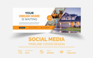 Facebook Cover | Home For Sale | Real Estate Business