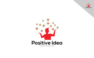 People Positive Idea Logo Template