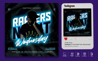 Rapper Night Club Party Flyer Template