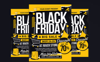 Black Friday Sale Event Flyer Template