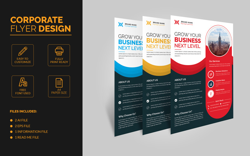 Business Flyer | Modern & Creative Template Design Corporate Identity