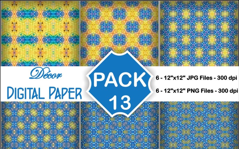 Decor Digital Papers Pack 13 Background