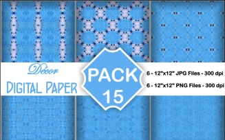 Decor Digital Papers Pack 15
