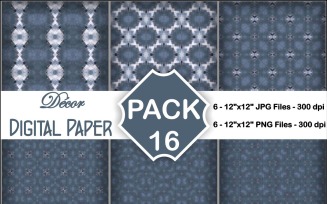 Decor Digital Papers Pack 16