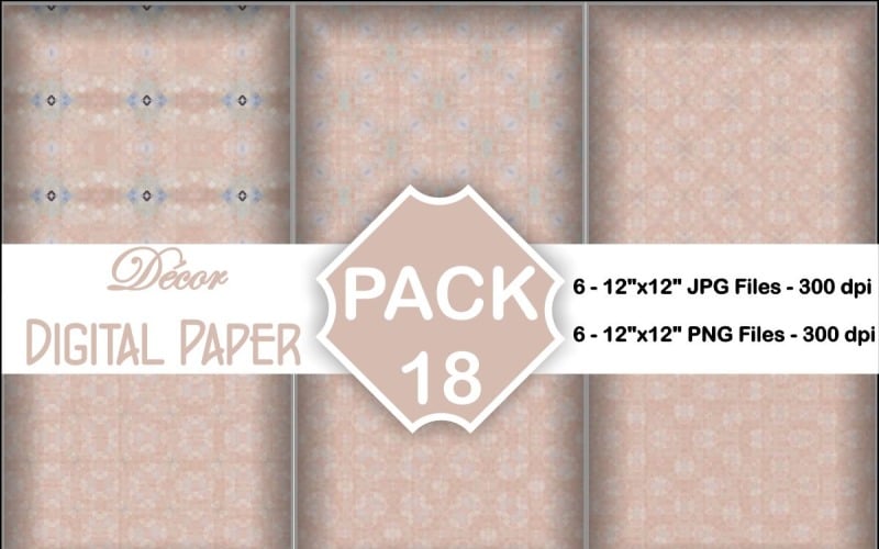 Decor Digital Papers Pack 18 Background