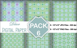 Decor Digital Papers Pack 6