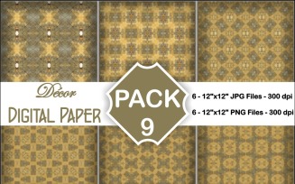 Decor Digital Papers Pack 9