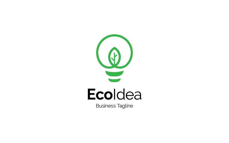 Eco Idea Logo Design Template Logo Template