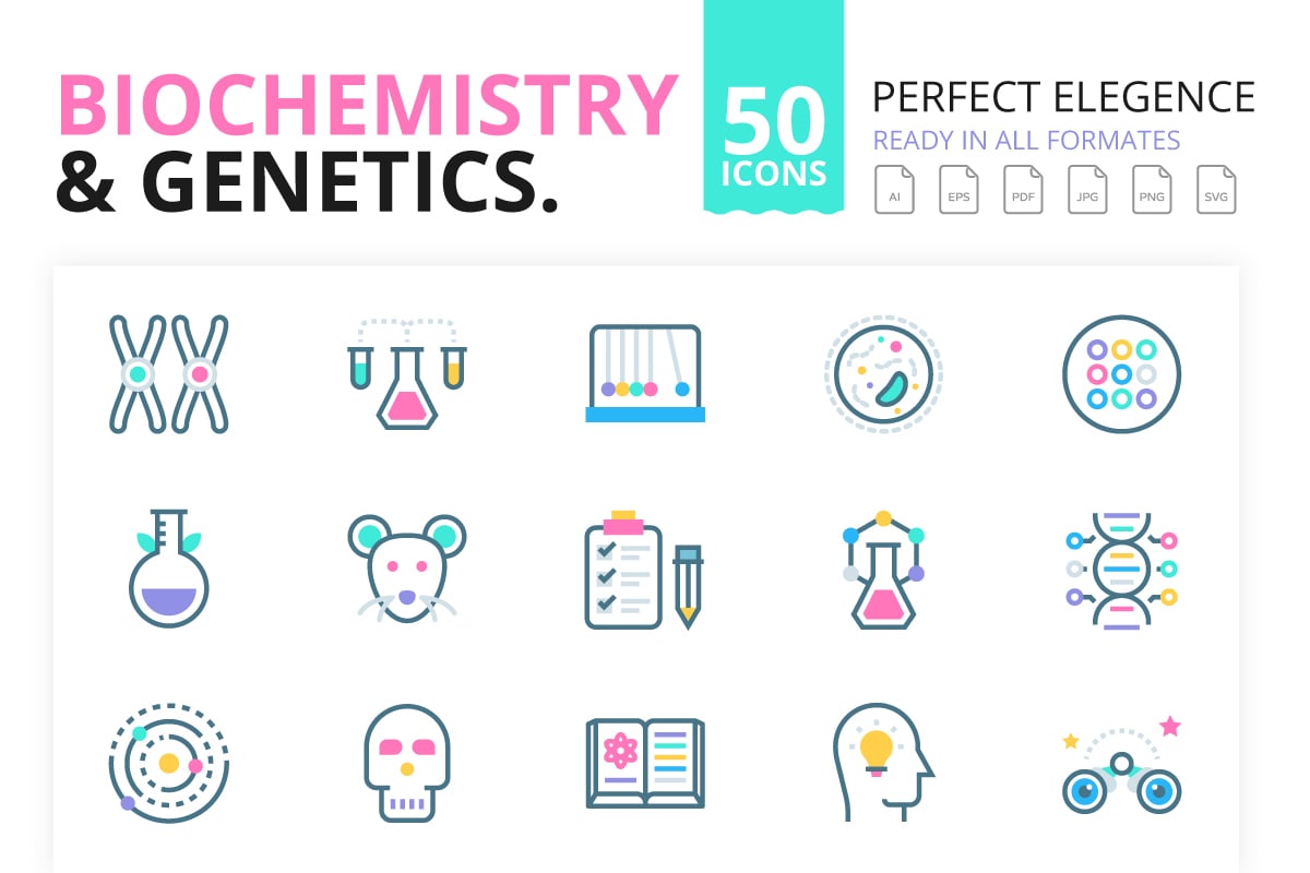 Kit Graphique #288418 Biochemistry Genetics Divers Modles Web - Logo template Preview