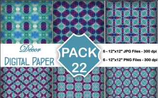 Decor Digital Papers Pack 22