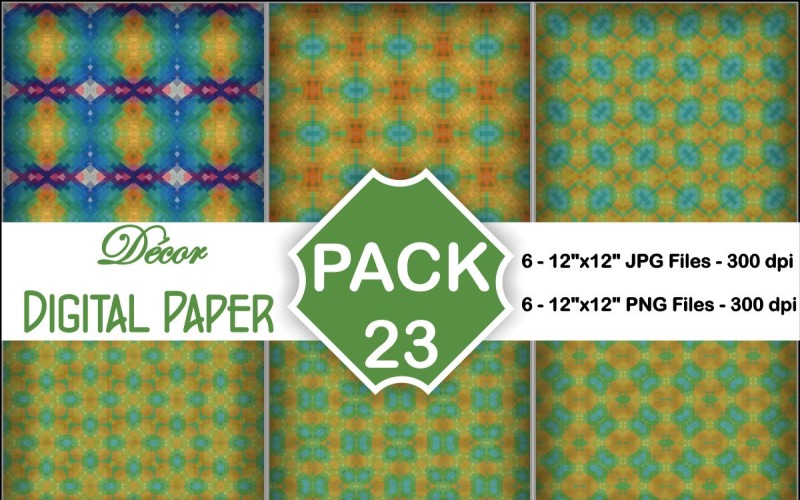 Decor Digital Papers Pack 23 Background