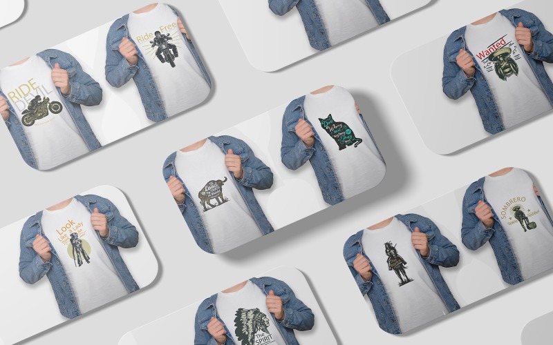 36) Ride Devil, Dream, Lady, Shoes, Warrior, Gun, Wanted, Wild, Animals, Life Style T shirt Design T-shirt