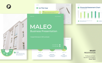 Maleo – green lake professional chart business presentation