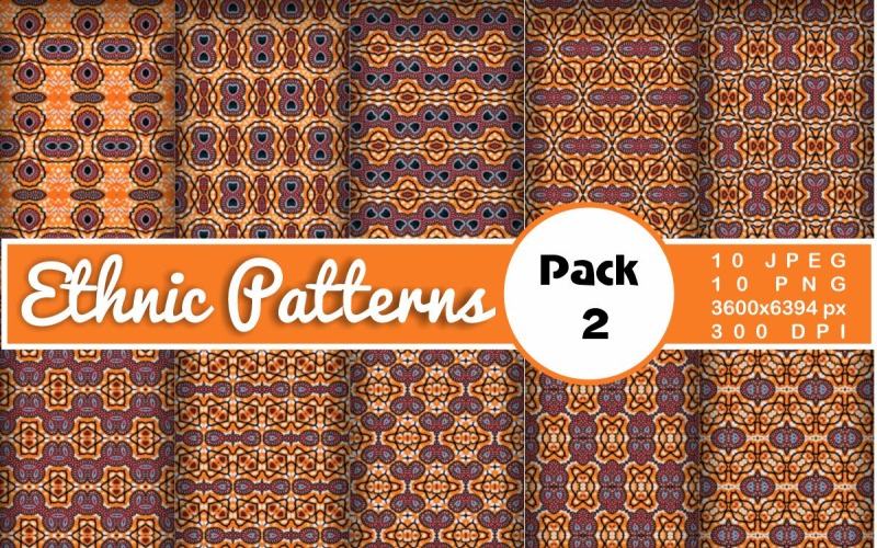 Ethnic Textile Motif Bundle 2 Pattern