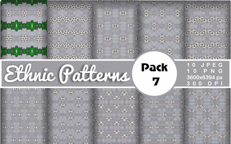 Ethnic Textile Motif Bundle 7 Pattern