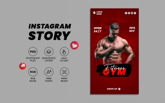Fitness Gym Instagram Story