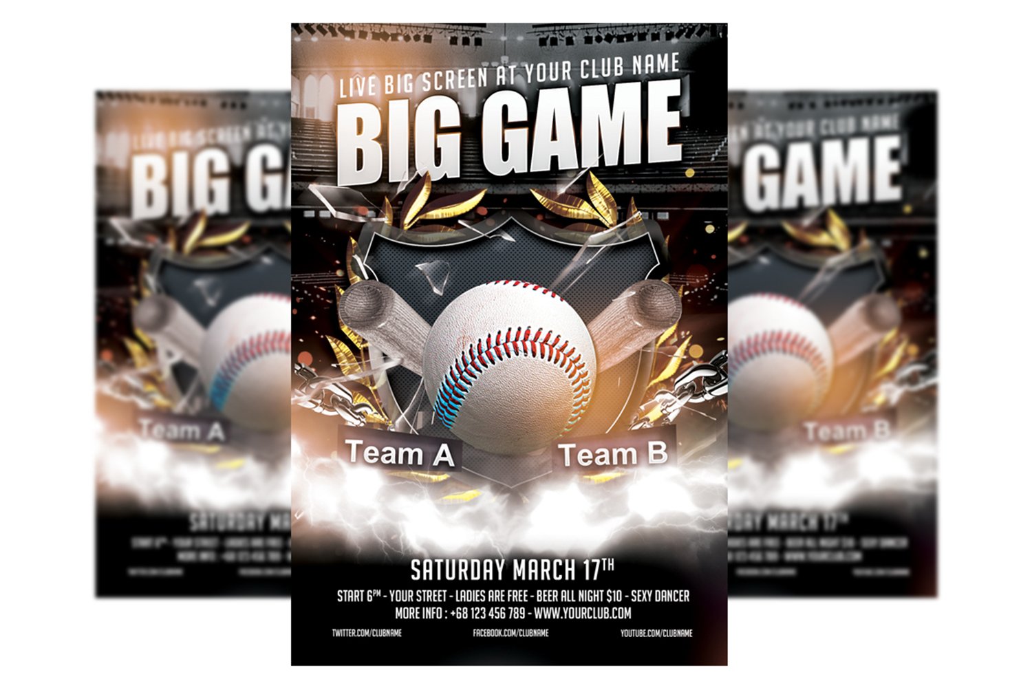 Kit Graphique #288698 Baseball Baseball Web Design - Logo template Preview