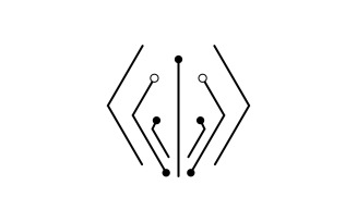Circuit illustration design vector, technology symbol3
