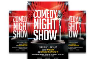 Comedy Show Poster Template