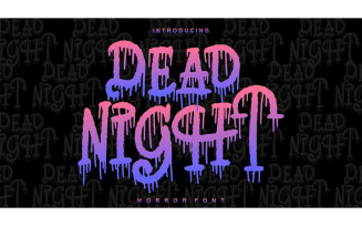 Dead Night Horror Font - Dead Night Horror Font