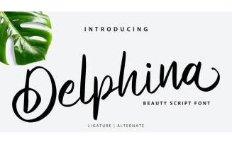 Delphina Beauty Script Font
