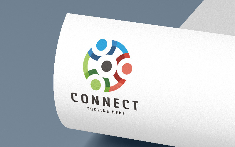 Digital Connection Professional Logo Logo Template
