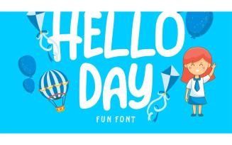 Helo Day Kids Fun Font - Helo Day Kids Fun Font