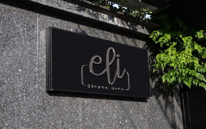 LetterMark ELI 3 Letter logo Design-Brand Identity Logo Template