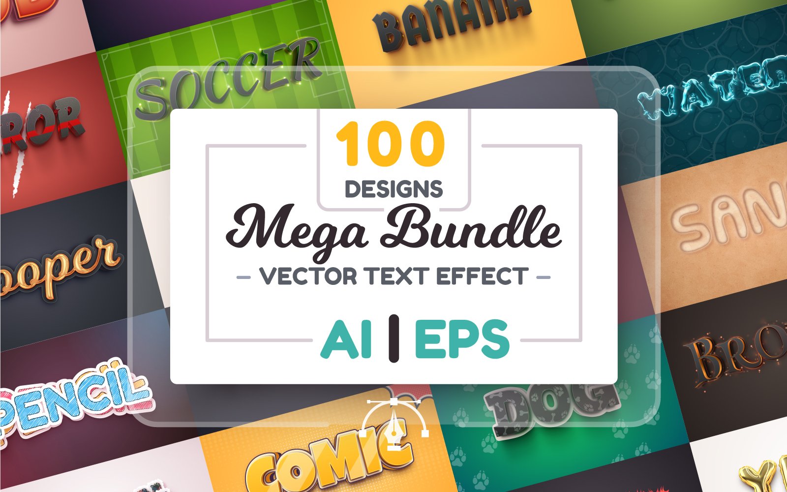 Template #288857 Effect Font Webdesign Template - Logo template Preview