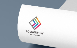 Arrow Square Professional Logo