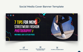 Photography Facebook Cover Banner Design Template-06