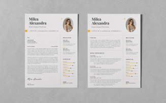 Resume/CV PSD Design Templates Vol 98