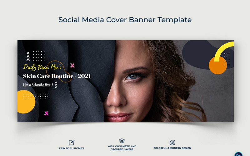 Beauty Tips Facebook Cover Banner Design Template-19 Social Media