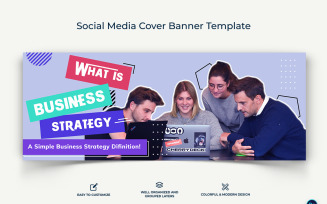 Business Service Facebook Cover Banner Design Template-02