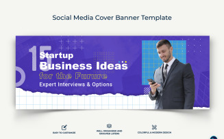 Business Service Facebook Cover Banner Design Template-04