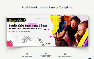 Business Service Facebook Cover Banner Design Template-06