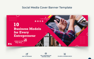 Business Service Facebook Cover Banner Design Template-10