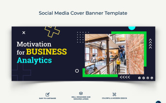 Business Service Facebook Cover Banner Design Template-31