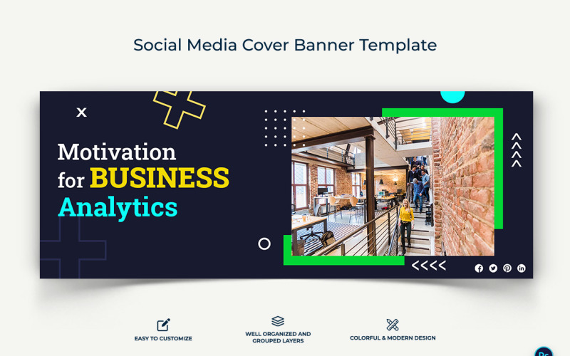 Business Service Facebook Cover Banner Design Template-31 Social Media