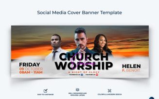 Church Facebook Cover Banner Design Template-05